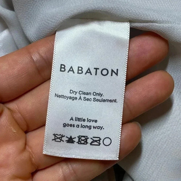 Aritzia White Romper Gray 100% Silk Romper Corbett Small - Picture 10 of 12